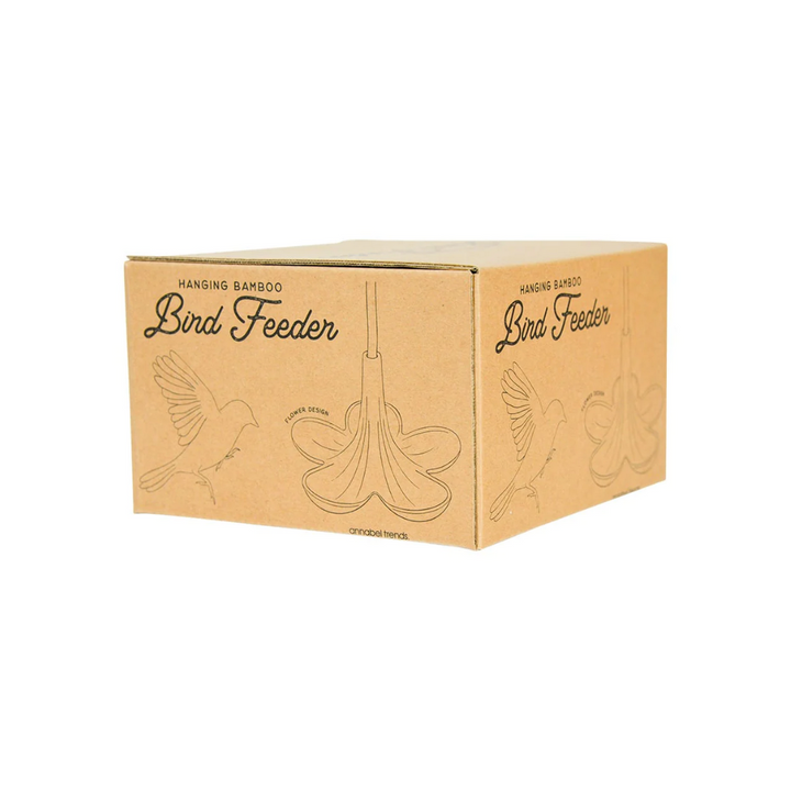 Annabel Trends Bamboo Bird Feeder Pink Packaging | Merchants Homewares