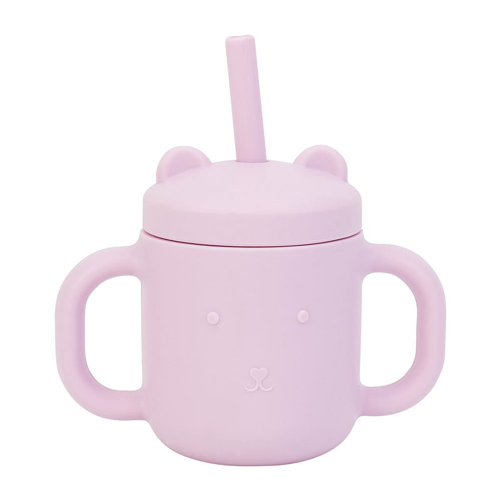 Annabel Trends Mini Sippi Bear with Handle Lilac | Merchants Homewares