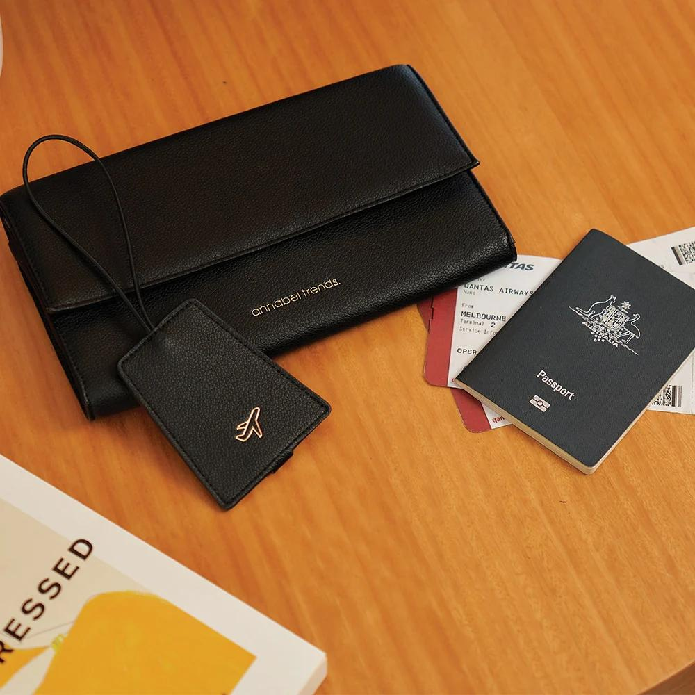 Annabel Trends Vanity Luggage Tag Black Lifestyle | Merchants Homewares