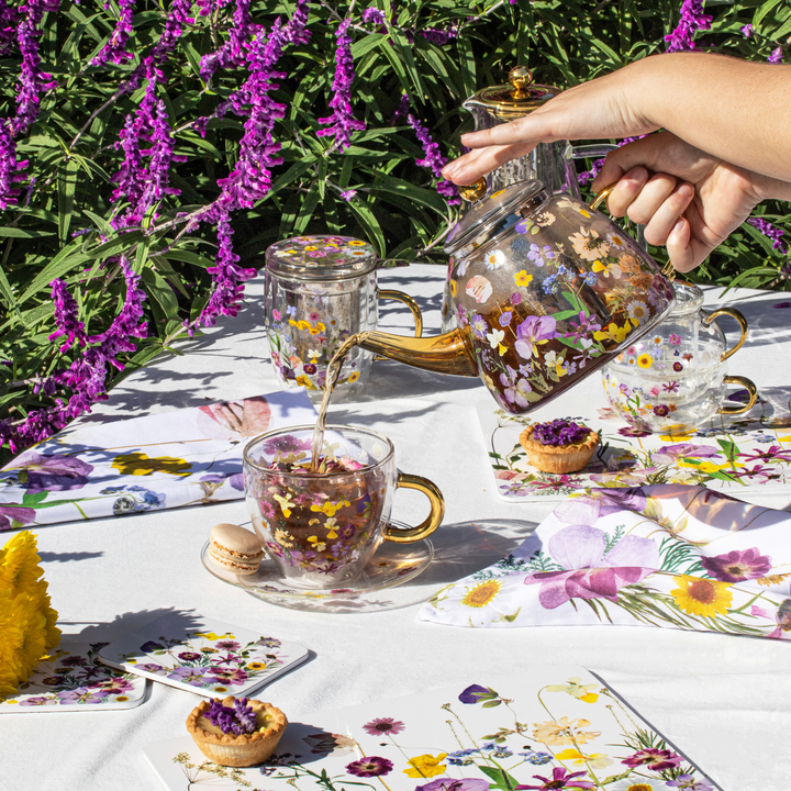 Ashdene Pressed Flowers Coasters Lifestyle | Merchants Homewares