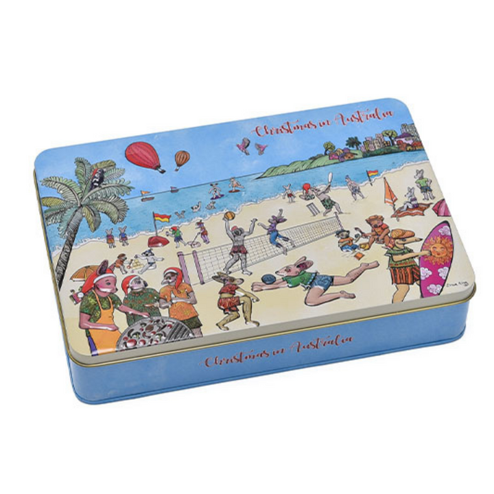 Banksia Red Christmas in Australia Tin Merchant Homewares