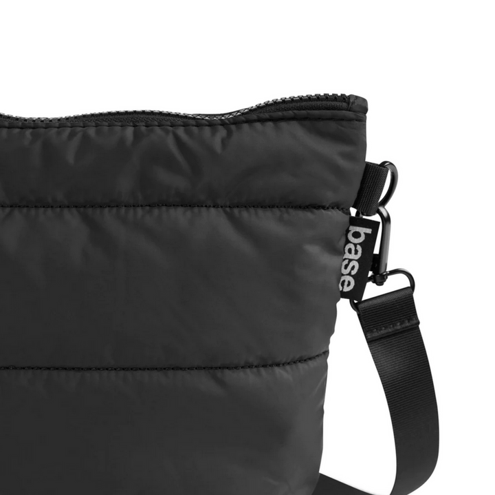 Base Supply Stash Base Crossbody Black Close Up | Merchants Homewares
