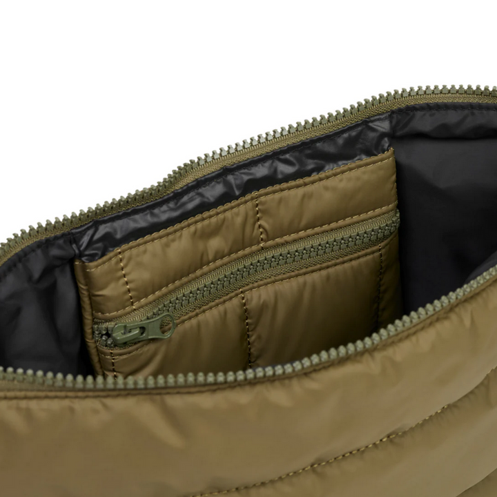 Base Supply Stash Base Crossbody Khaki Inside | Merchants Homewares