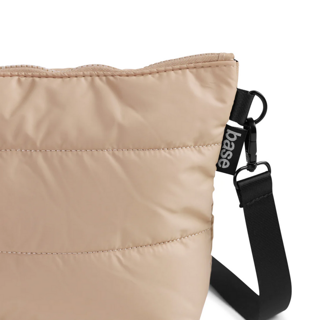 Base Supply Stash Base Crossbody Sand Close Up | Merchants Homewares