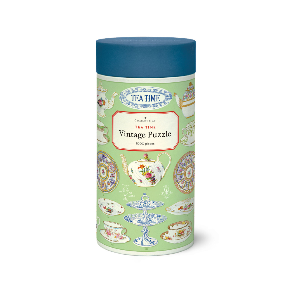 Bobangles Cavallini Tea Time Puzzle 1000pc | Merchants Homewares