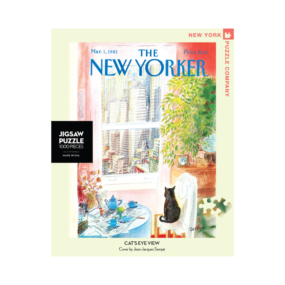 Bobangles New Yorker Puzzle Cat's Eye View 1000pc | Merchants Homewares