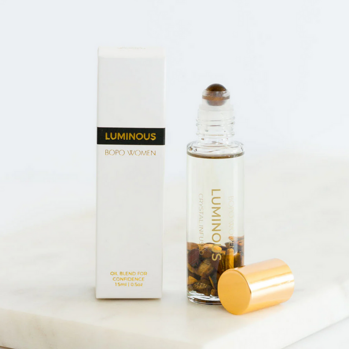 Bopo Women Crystal Perfume Roller Luminous with Packaging Lifestyle | Merchants Homewares