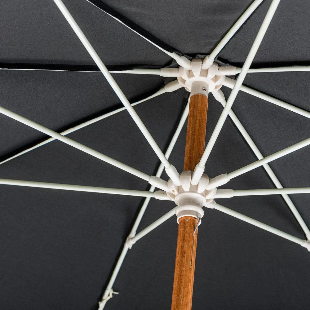 Business & Pleasure Co Amalfi Umbrella Rivie Black | Merchants Homewares