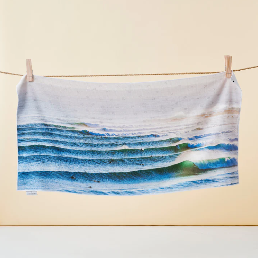 Destination Label Destinatin Towels Endless Lines Open | Merchants Homewares