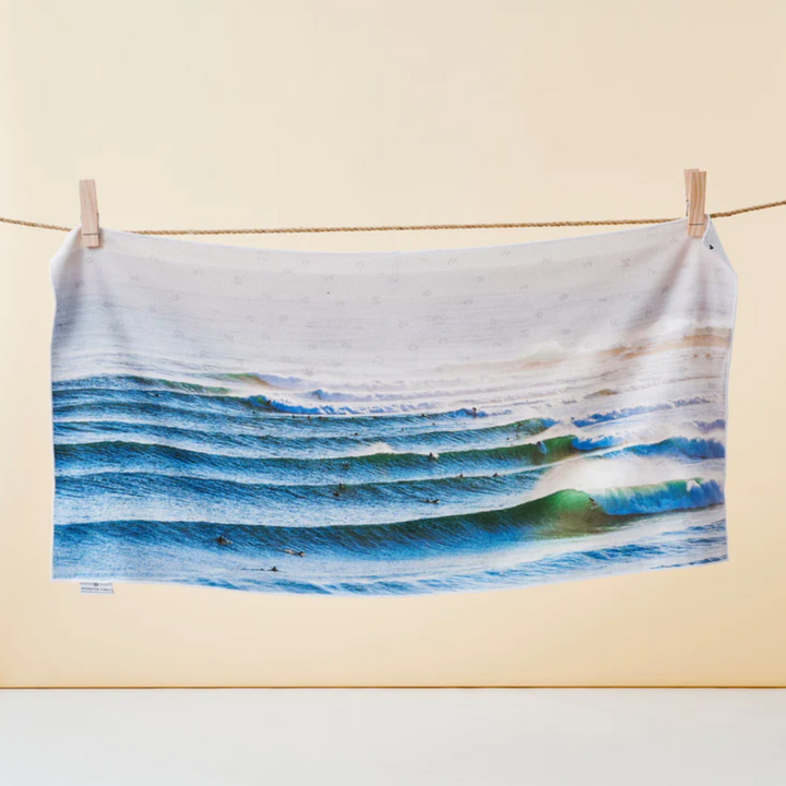 Destination Label Destinatin Towels Endless Lines Open | Merchants Homewares