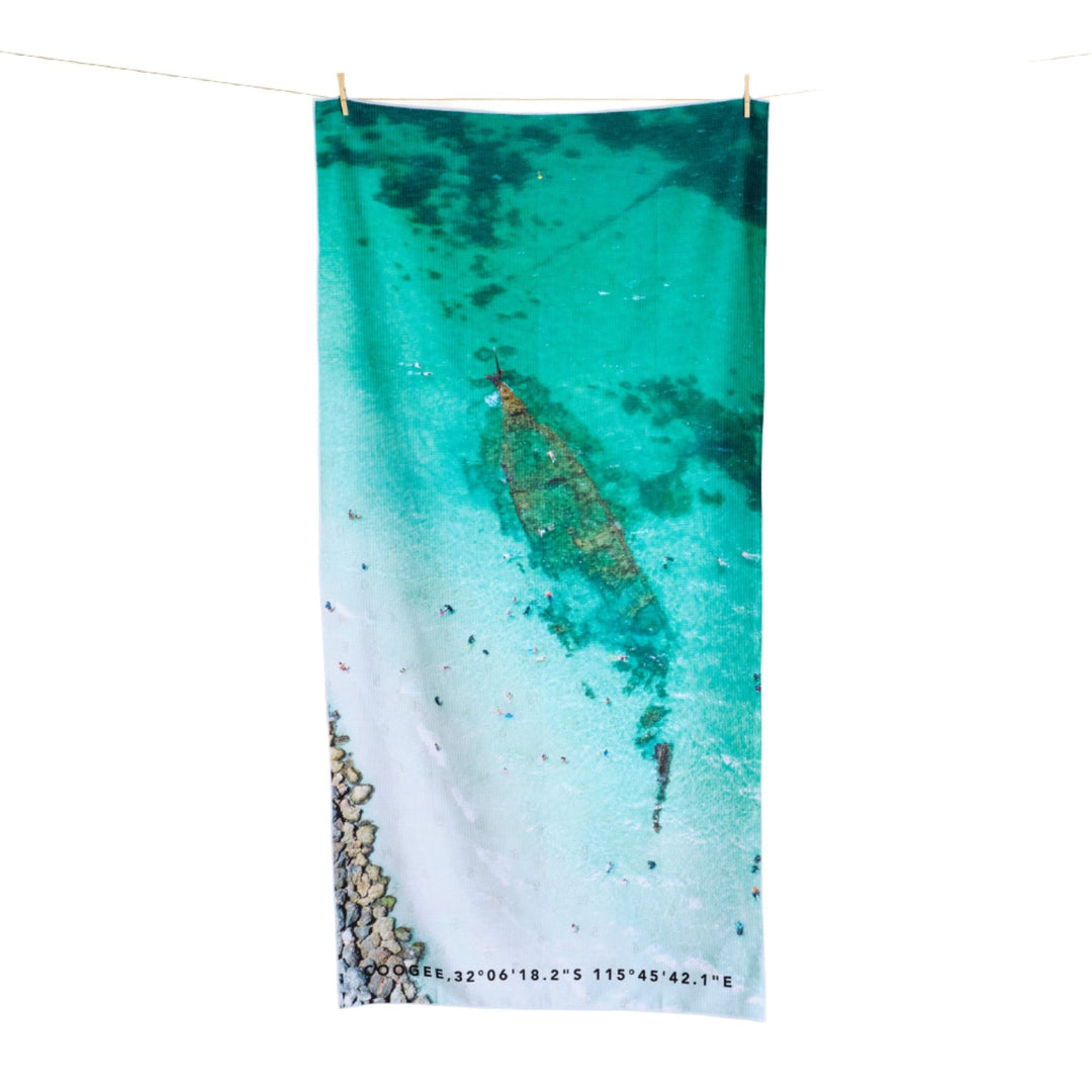 Destination Label Destination Towels Coogee Wreck Open | Merchants Homewares