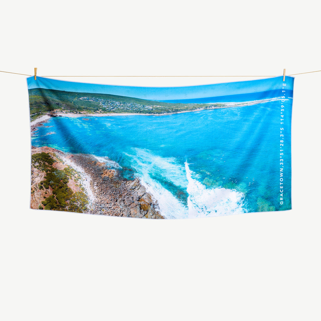 Destination Label Destination Towels Gracies Lines Open | Merchants Homewares
