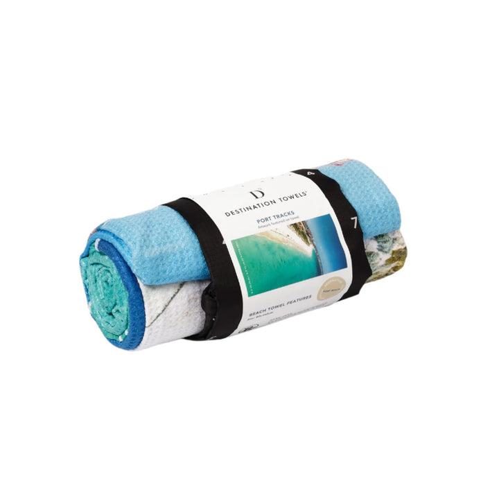 Destination Label Destination Towels Port Tracks | Merchants Homewares