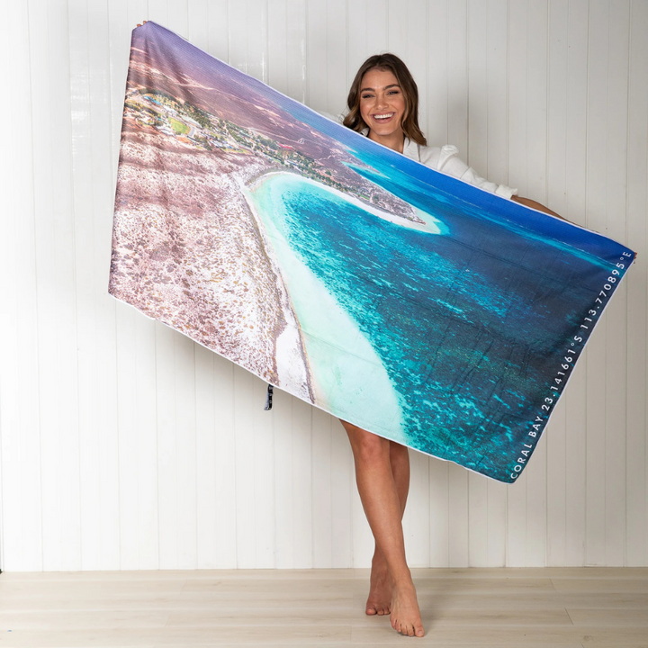 Destination Label Destination Towels Clear Coral | Merchants Homewares