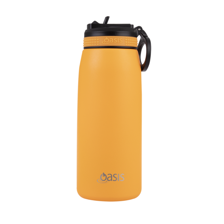 Donaldson Enterprises Oasis Insulated Sports Bottle With Sipper 780ml Neon Orange | Merchants Homewares