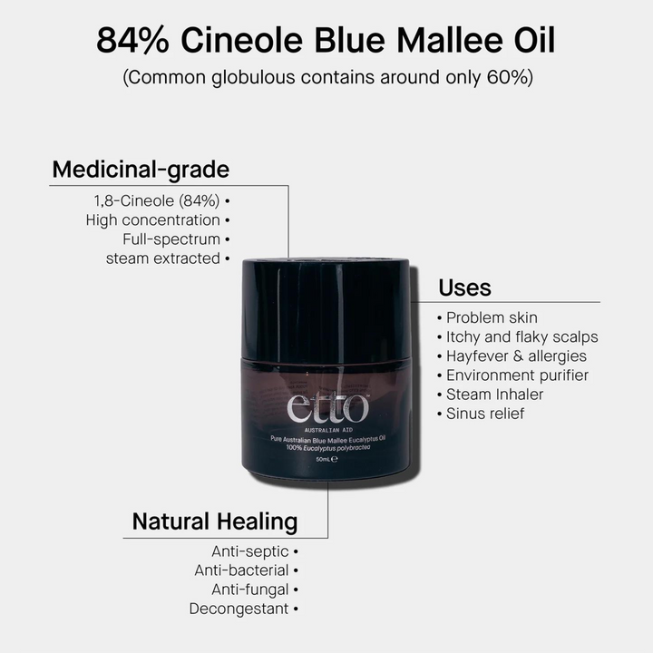 Etto 100% Blue Mallee Eucalyptus Oil | Merchants Homewares