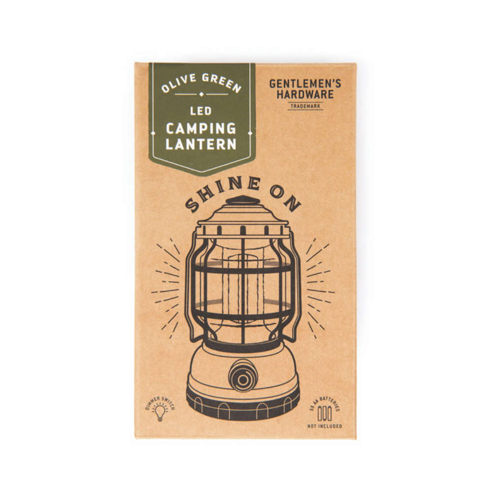 Gentlemen's Hardware Camping Lantern Packaged | Merchants Homewares