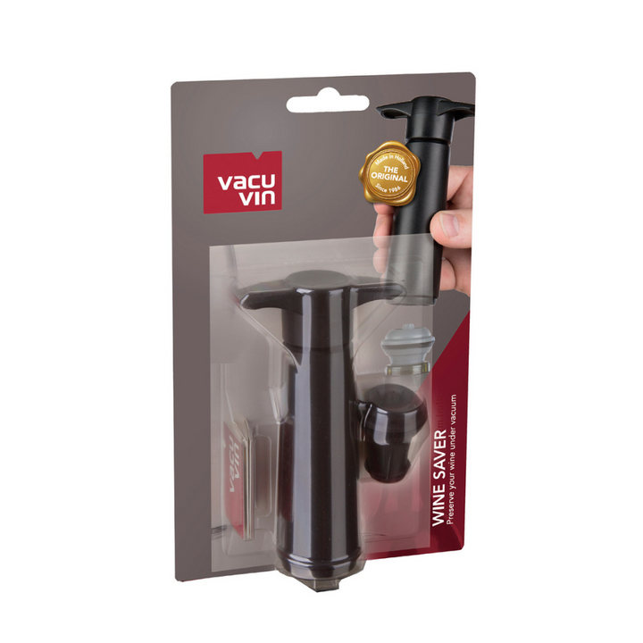 Hale Imports Vacu Vin Wine Saver Black Packaged | Merchants Homewares