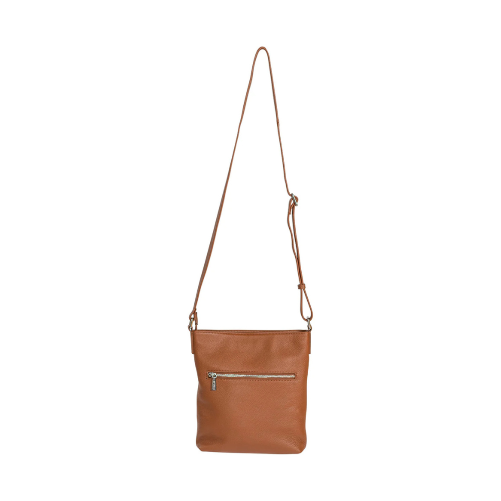 Hoopla Crossbody Slouch Tan Back | Merchants Homewares