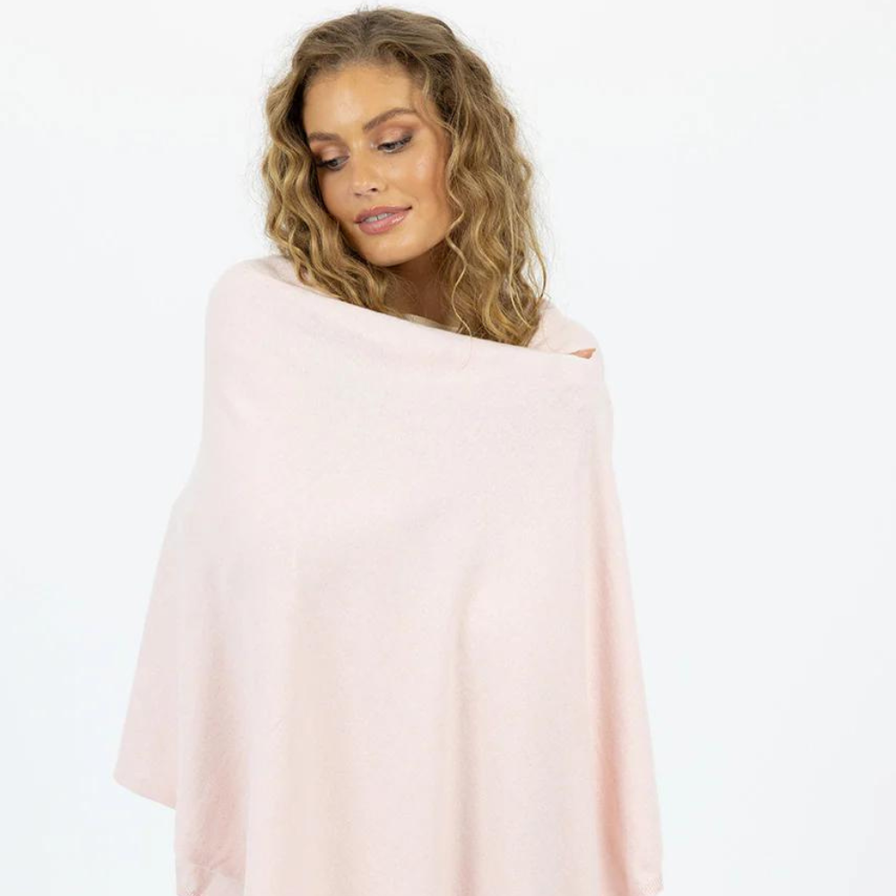 Humidity Wide Wrap Scarf Soft Pink | Merchants Homewares