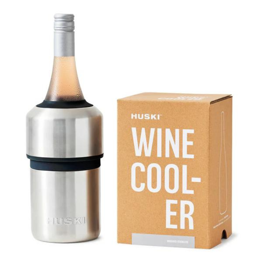 Huski Wine Cooler Brushed Stainless | Merchants Homewares