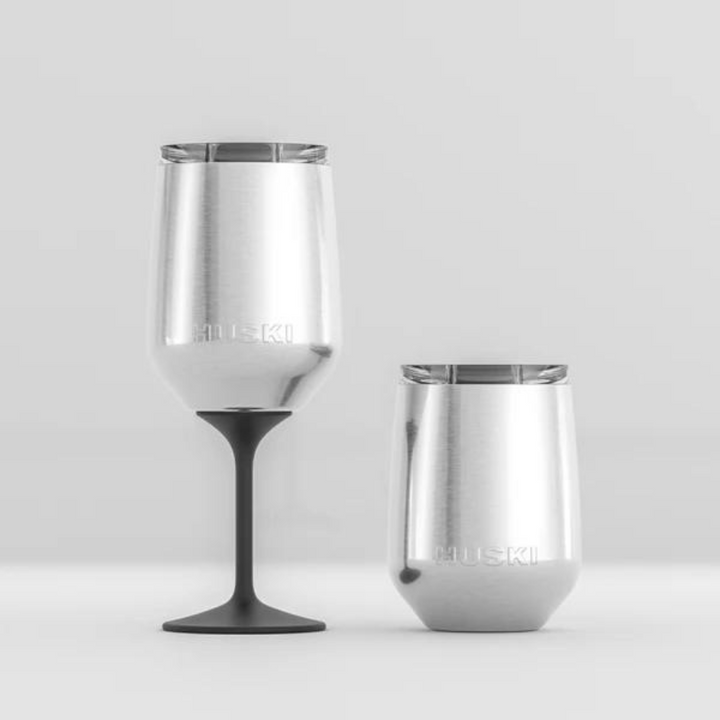 Huski Wine Tumbler 2.0 Brushed Stainless Lifestyle | Merchants Homewares
