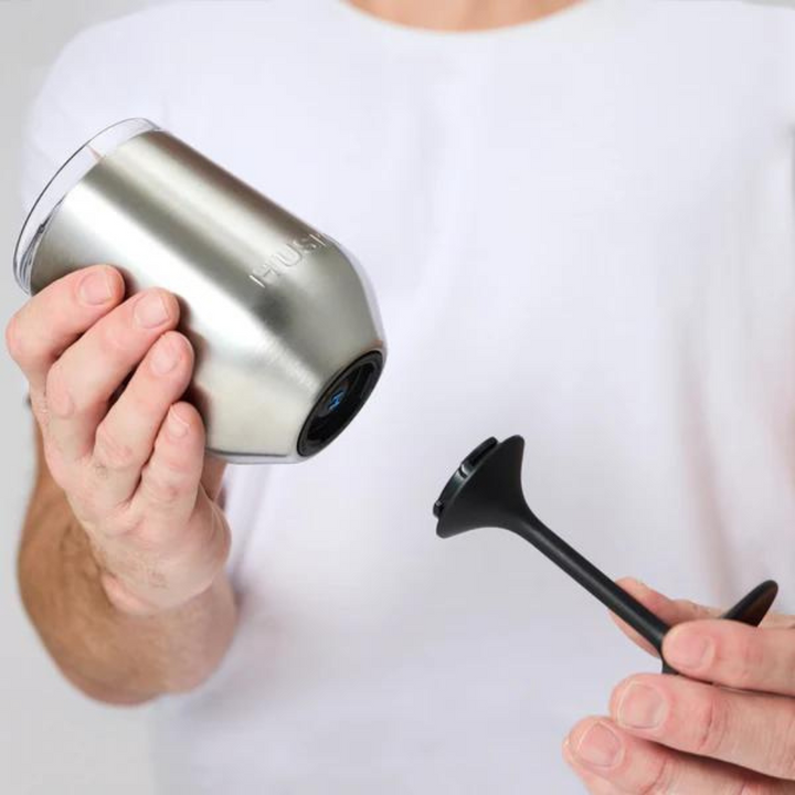 Huski Wine Tumbler 2.0 Brushed Stainless Lifestyle | Merchants Homewares