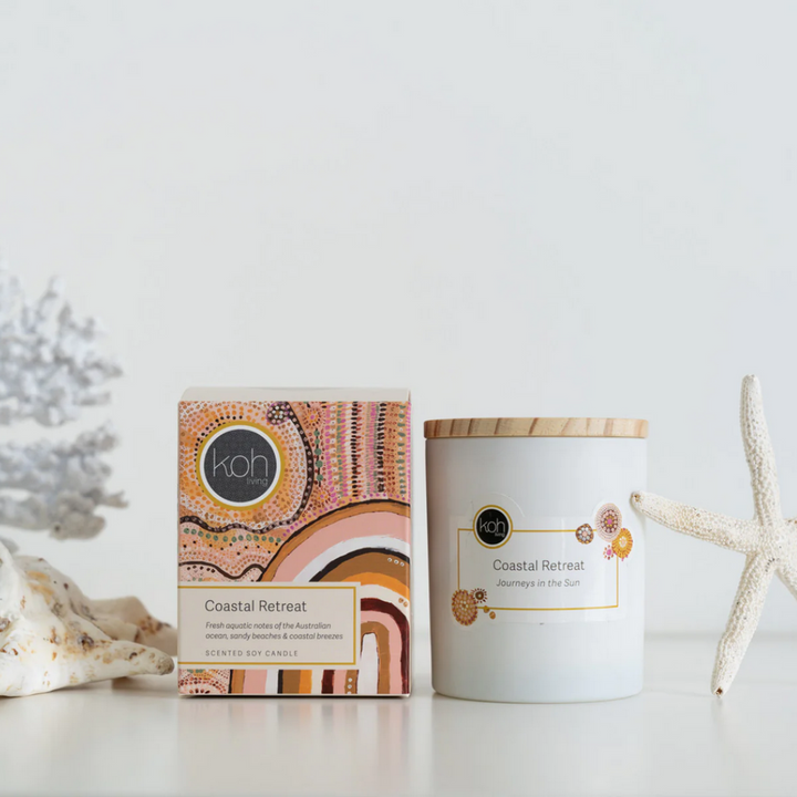 Koh Living Candle Jar Coastal Retreat Lifestyle | Merchants Homewares