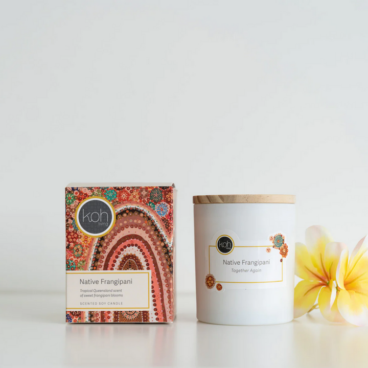 Koh Living Candle Jar Native Frangipani Lifestyle | Merchants Homewares