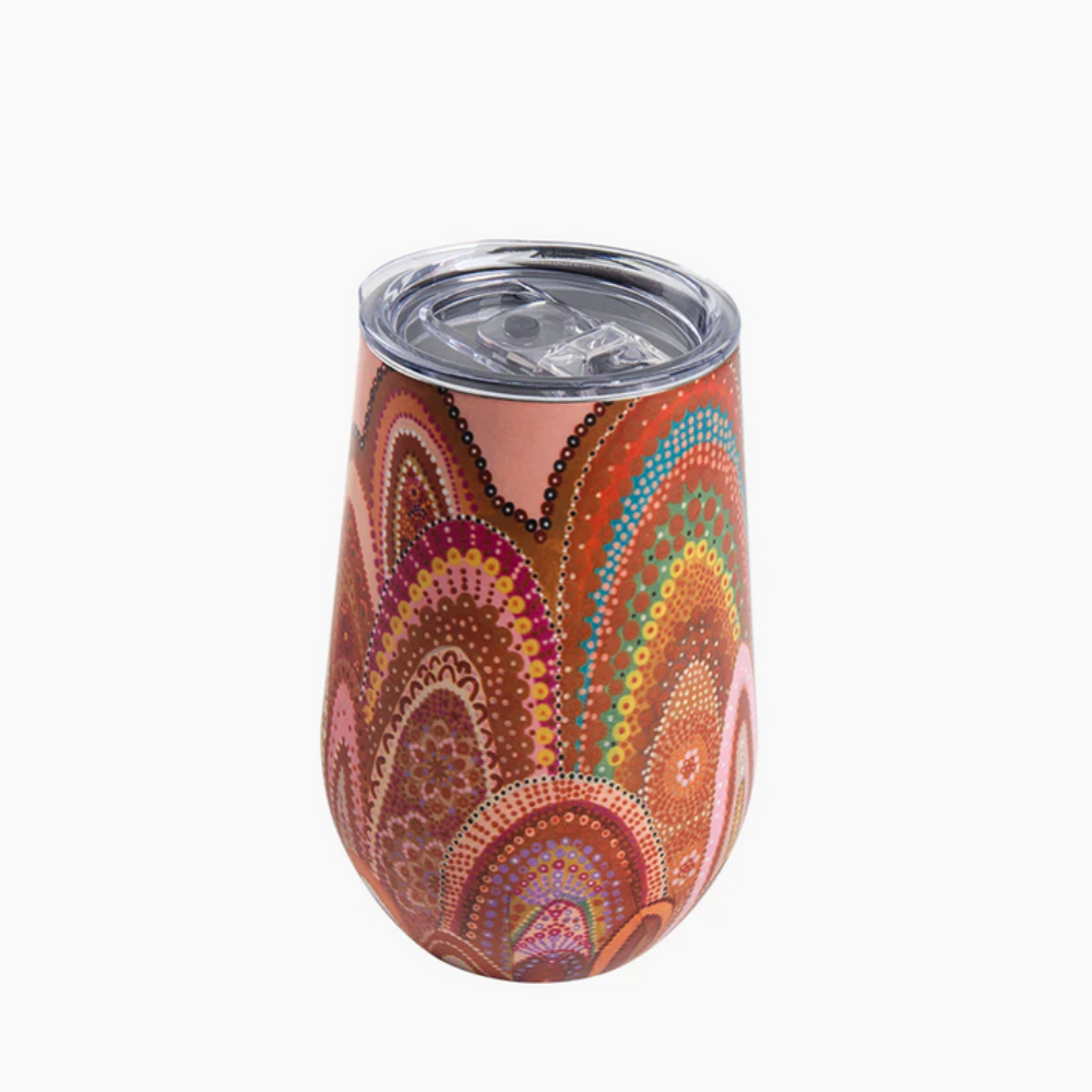Koh Living Stainless Steel Travel Mug Aboriginal Home | Merchants Homewares