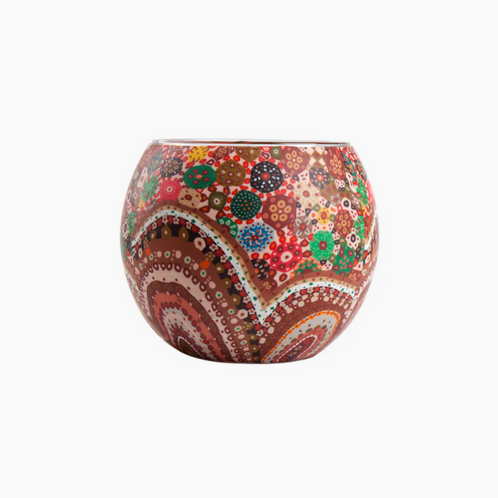 Koh Living Tealight Holder Aboriginal Together Again | Merchants Homewares