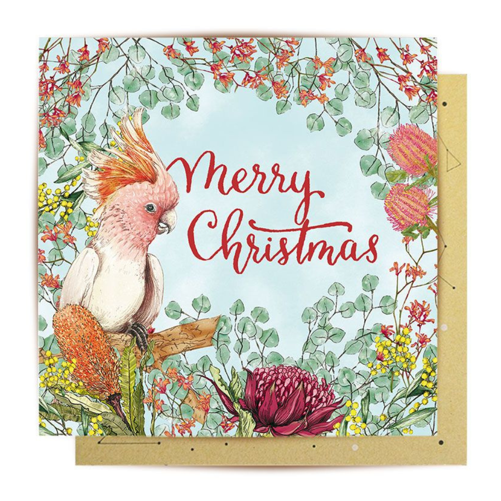 La La Land Merry Christmas Major Mitchell Mini Card | Merchants Homewares