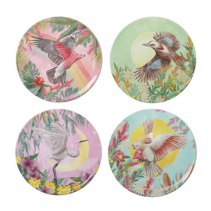 La La Land Set of 4 Plate Set Mother Nature | Merchants Homewares