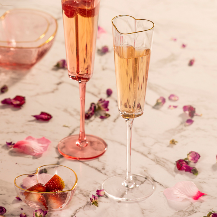 Ladelle Amour 2pk Champagne Glass Clear Lifestyle | Merchants Homewares