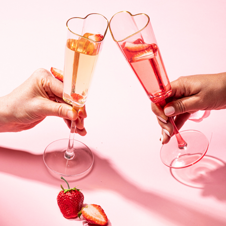 Ladelle Amour 2pk Champagne Glass Clear Lifestyle | Merchants Homewares