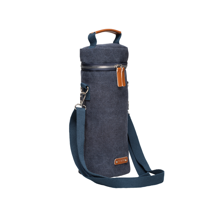 Ladelle Tempa Kayce Navy Insulated Single Wine Bag | Merchants Homewares