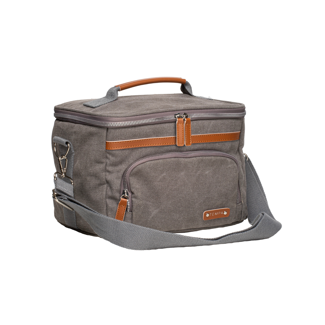 Ladelle Tempa Kayce Slate Grey Insulated Cooler Bag | Merchants Homewares