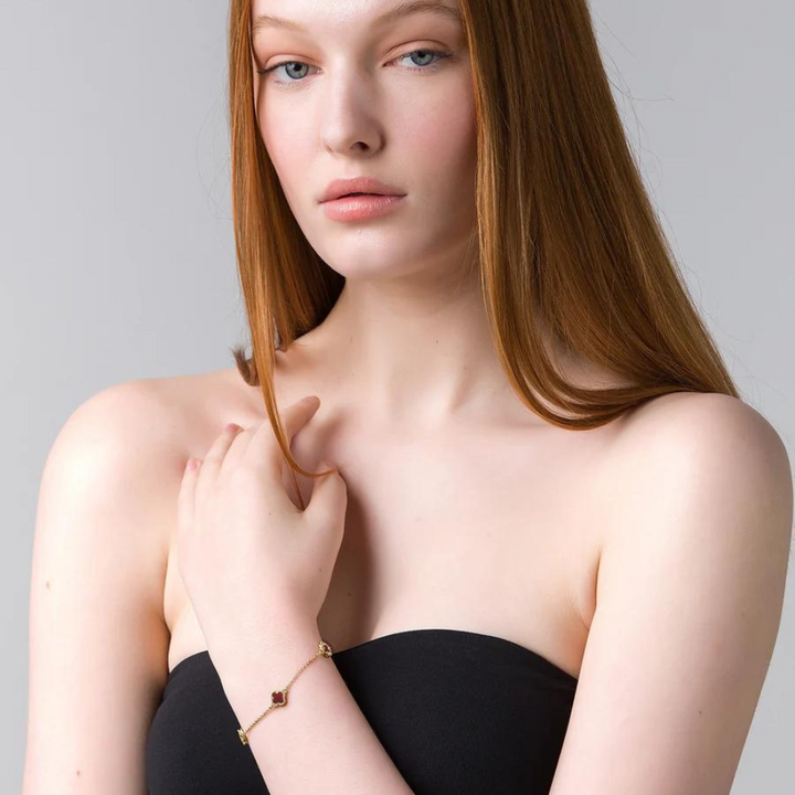 Liberté Reign Gold Scarlet Bracelet Lifestyle | Merchants Homewares