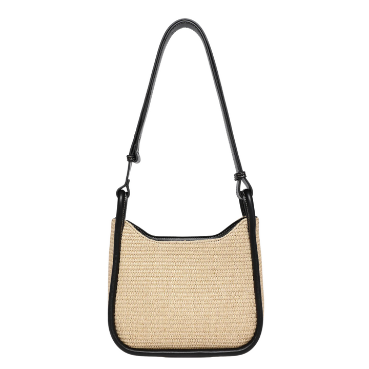 Louenhide Clare Shoulder Bag Raffia Black | Merchants Homewares