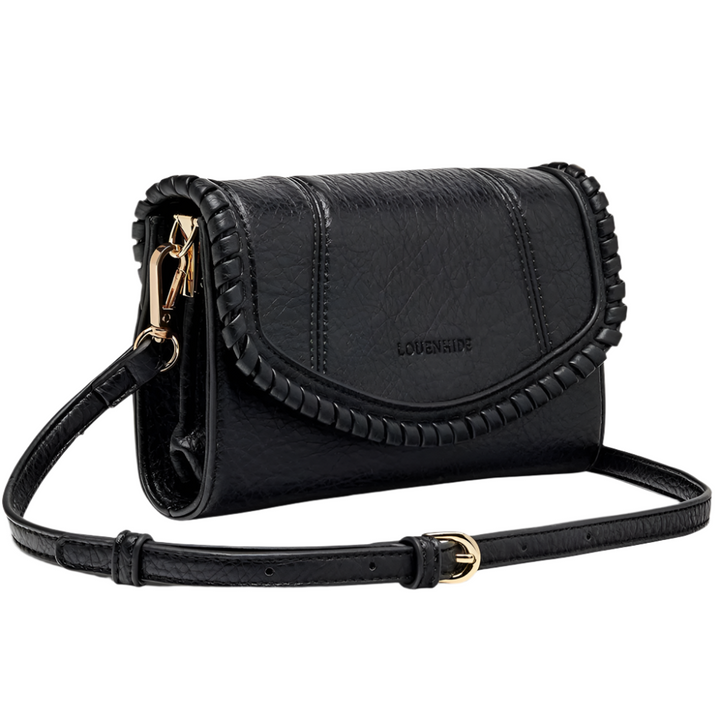 Louenhide Harlow Crossbody Bag Black With Strap | Merchants Homewares