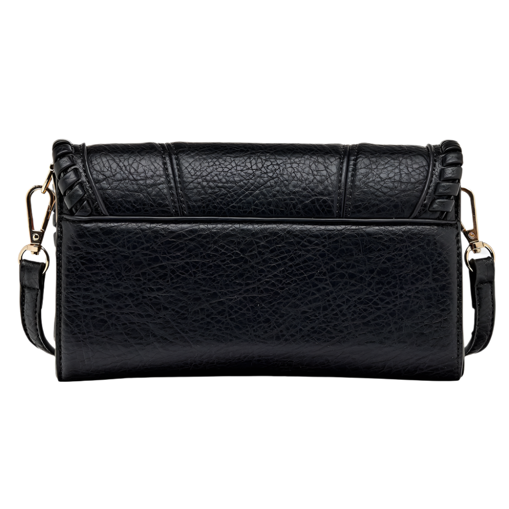 Louenhide Harlow Crossbody Bag Black With Strap Back | Merchants Homewares