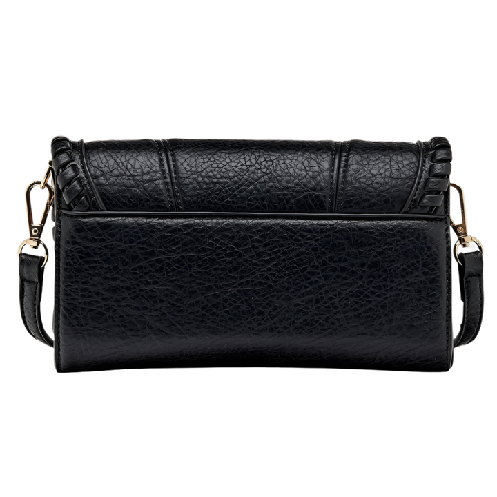 Louenhide Harlow Crossbody Bag Black With Strap Back | Merchants Homewares
