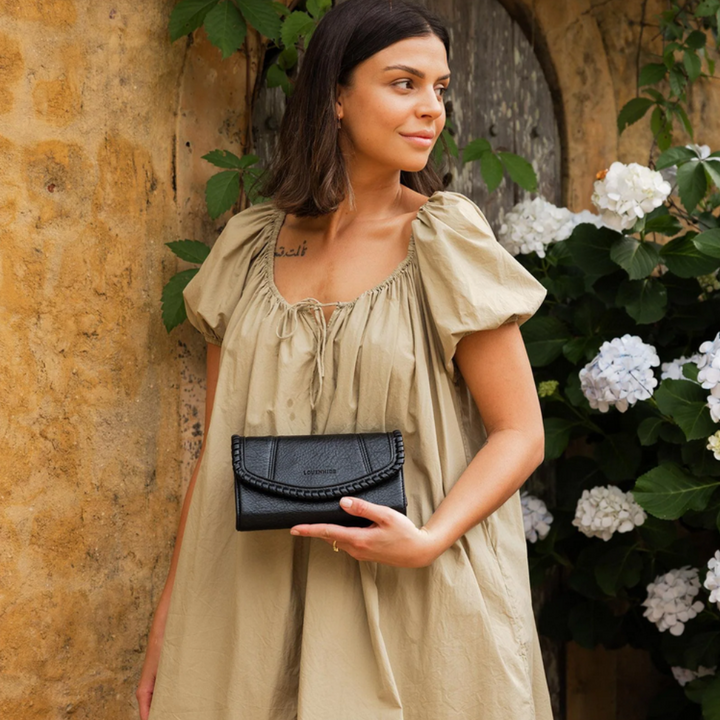 Louenhide Harlow Crossbody Bag Black Lifestyle | Merchants Homewares
