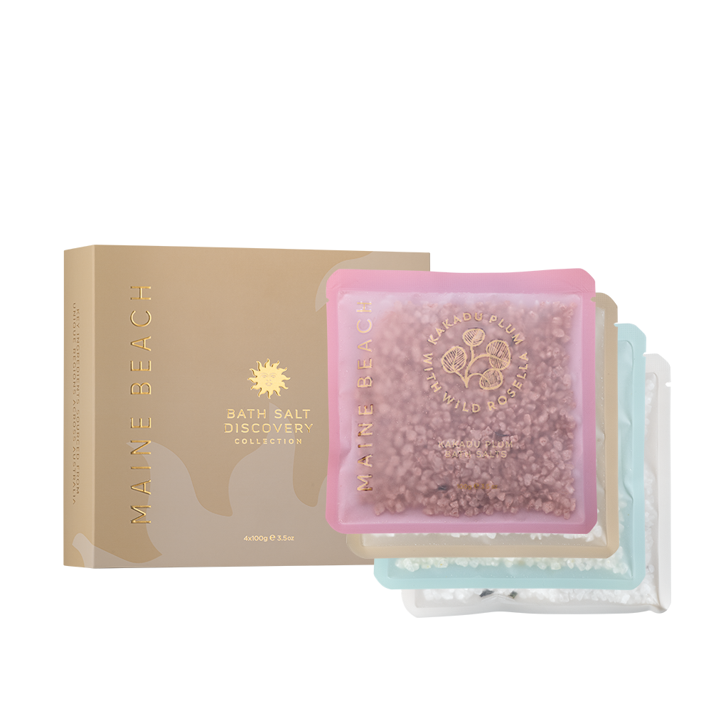 Maine Beach Bath Salt Discovery Collection With Packaging | Merchants Homewares