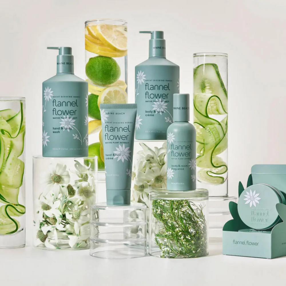 Maine Beach Flannel Flower Hand Creme 100ml Lifestyle | Merchants Homewares