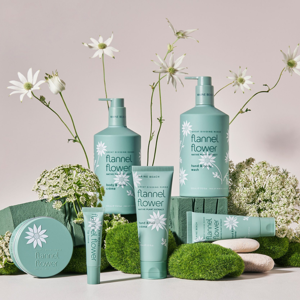 Maine Beach Flannel Flower Hand & Nail Creme 50ml Lifestyle | Merchants Homewares