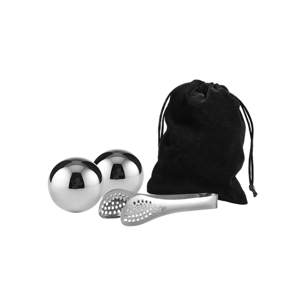 Maxwell & Williams Cocktail & Co Reusable Ice Ball Set of 2 with Tongs | Merchants Homewares