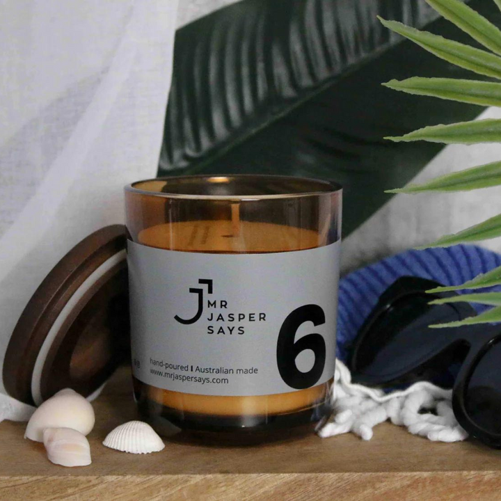 Mr Jasper Say #6 The Surfer Kinda Guy Medium Candle | Merchants Homewares