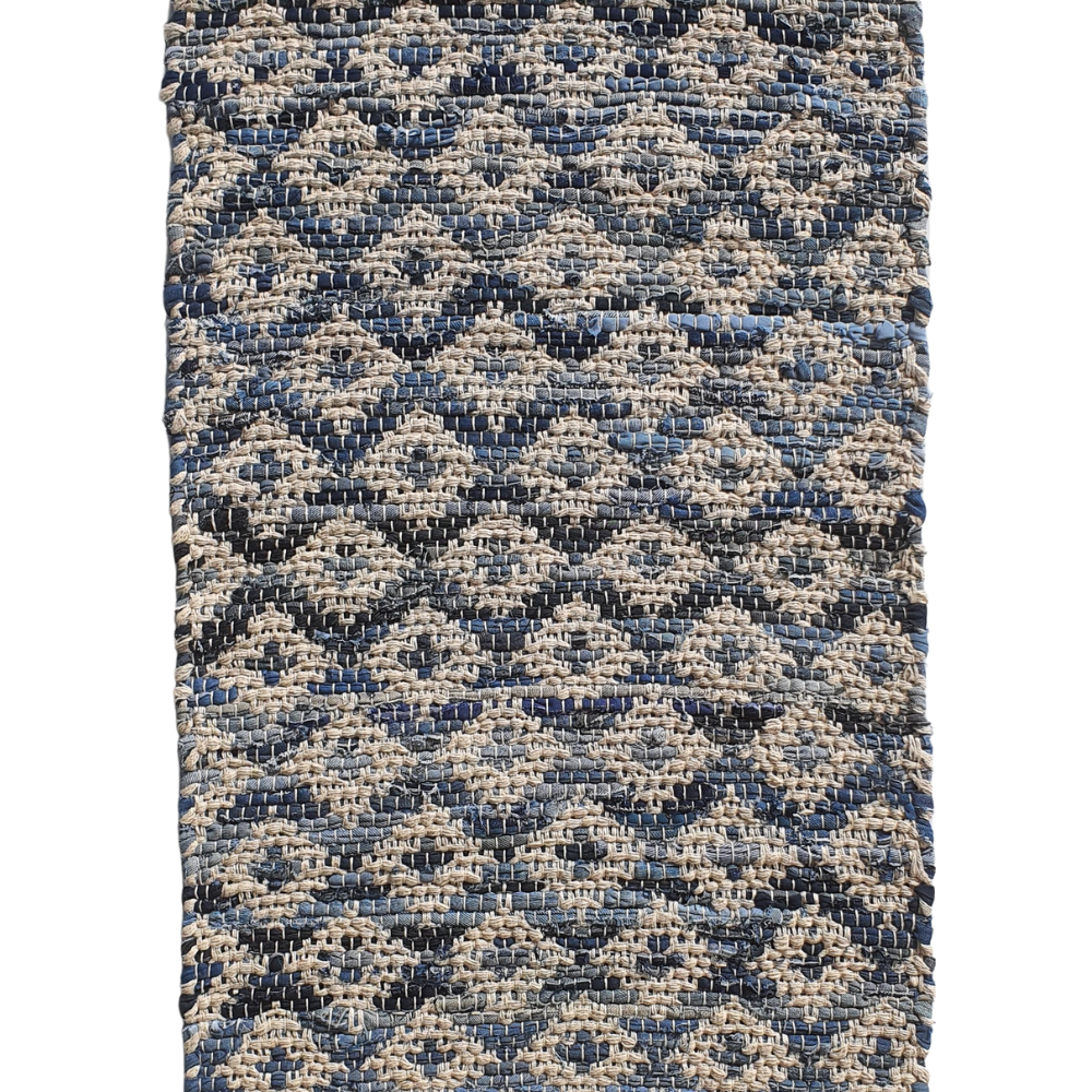 Ogh Textiles Cotton Rug Denim Blue | Merchants Homewares