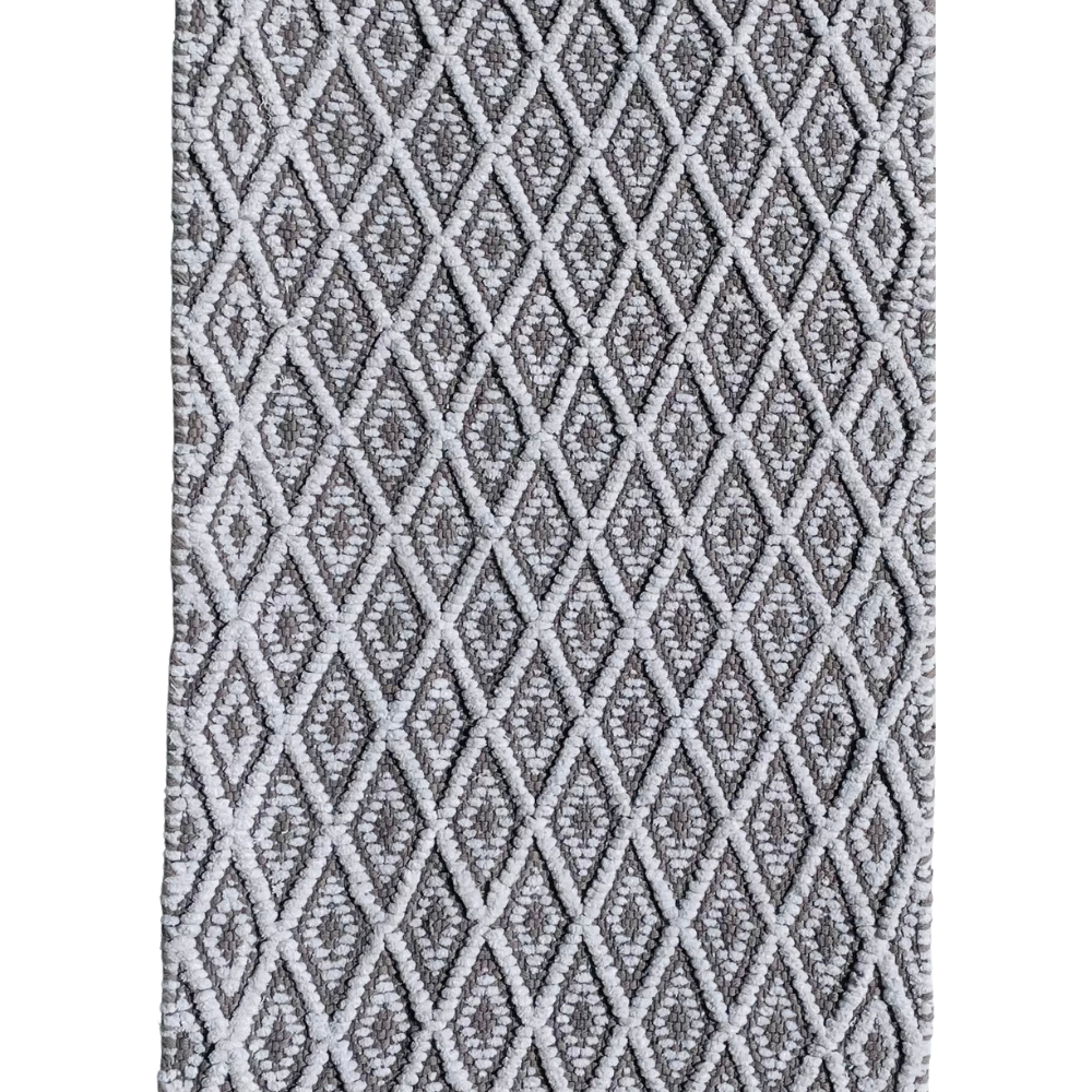 Ogh Textiles Cotton Rug Grey | Merchants Homewares